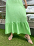 VESTIDO LONGO COM CAMINHOS ROLOTES - VERDE MENTA - Azevich Boutique