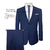 Terno Costume Aron Rehder Premium Azul Marinho Maquinetado - comprar online