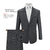 Terno Costume Cinza Maquinetado Textura Aron Rehder Premium - comprar online