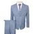 Terno Costume Oxford Azul Céu PLUS SIZE - comprar online