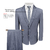 Terno Costume Cinza Liso Aron Rehder Premium Plus Size na internet