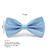 Gravata Borboleta Cetim com Regulagem Azul Bebê - comprar online