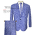 Terno Costume Cerimonial Mescla Azul Royal - comprar online