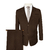 Terno Costume Oxford Marrom Clássico Plus Size - comprar online