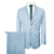 Terno Costume Oxford Azul Bebê Plus Size - comprar online