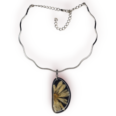 Choker prateada meia margarida - comprar online