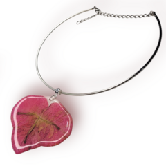 Choker prateada bougainville - loja online