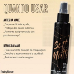 Bruma Fixadora Ruby Rose Soft Matte 120ml - loja online