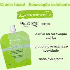 Creme Facial Renovação Esfoliante Sachê 50g - MaxLove na internet