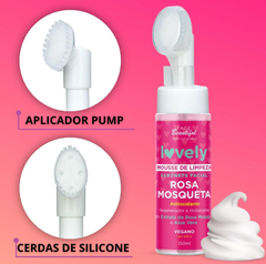 Sabonete Mousse Facial de Limpeza Rosa Mosqueta - comprar online