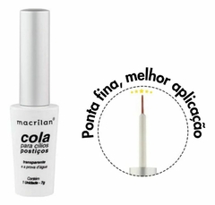 Cola para Cílios Postiços Transparente - Macrilan - AT Beauty Store