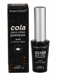 Cola para Cílios Postiços Preta - Macrilan