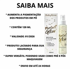 Bruma Fixadora Perfect Glow Ruby Rose 120ml na internet