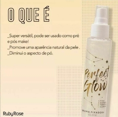 Bruma Fixadora Perfect Glow Ruby Rose 120ml - loja online