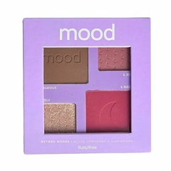 Paleta de Blush Contorno e Iluminador Mood - Ruby Rose