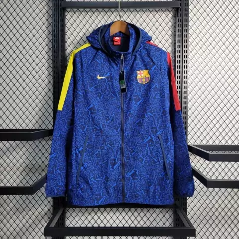 Jaqueta Corta-Vento Brasil 23/24 Masculino Nike - Azul