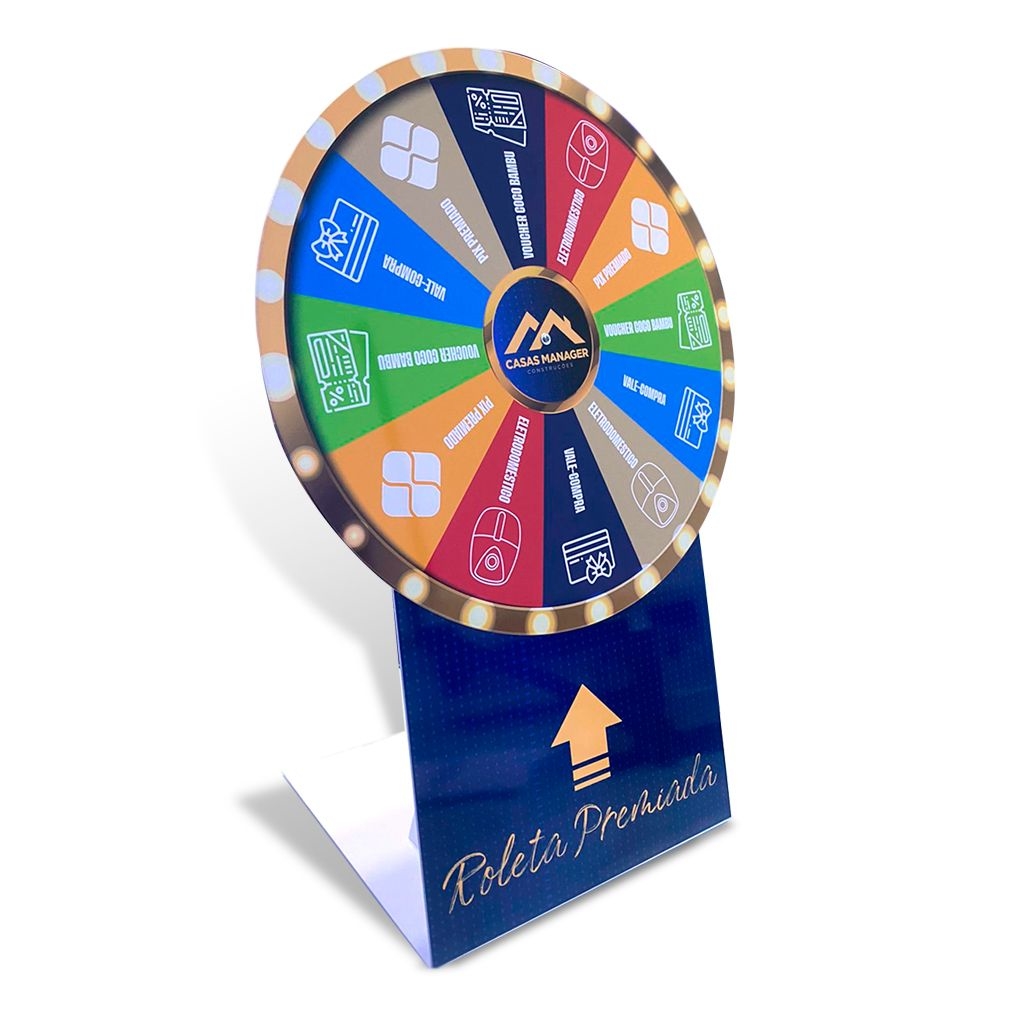 Encontre spinning prize wheel personalizada e de alta qualidade