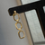 Brinco 3 Elos Cravejado Banhado a Ouro 18K - comprar online