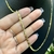 Corrente Piastrine 4mm Banhada a Ouro 18k - comprar online