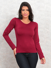 BLUSA TÉRMICA BÁSICA PRETA SEGUNDA PELE VERMELHO