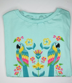 T-Shirt Feminina Tropical estampada 100% algodão premium - comprar online