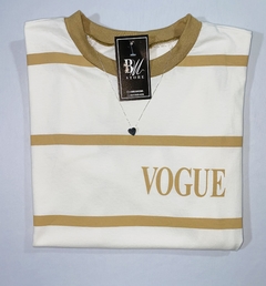 T-SHIRT BLUSA FEMININA 100% ALGODÃO VOGUE