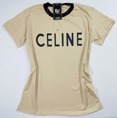 T-SHIRT BLUSA FEMININA CELINE 100% ALGODÃO - comprar online