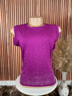 BLUSA FERNANDA COM ESTRASS na internet