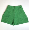 SHORTS LINHO VERDE BANDEIRA FEMININO M