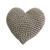 Almofada Coração em Crochê 40cm