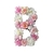 Letra Decorada Floral 18cm - TucaTu Decoração