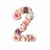 Número Decorado Floral 18cm - TucaTu Decoração