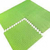 PISO GOMA EVA 4PZS DE 60X60CM - 8MM VERDE M. TEXTURADO