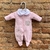Macacão de maternidade em tricô rosa para bebê (Prematuro) - comprar online