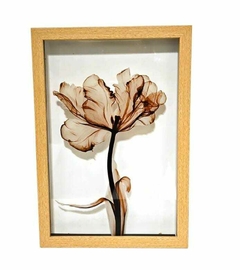 Cuadro de madera tulipan 22x32cm