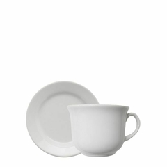 Taza biona donna con plato 200cc blanco