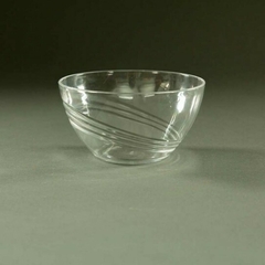 Bowl ondas transparente 15x8cm