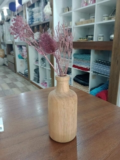 Florero de madera