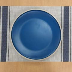 Plato playo azul viena melamina 26cm