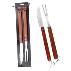 Set asado x2 cuchillo + tenedor