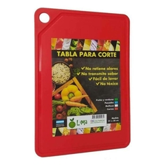 Tabla para picar 21x30cm ROJA (carnes)