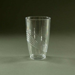 Vaso alto ondas transparente melamina 9 x 15cm