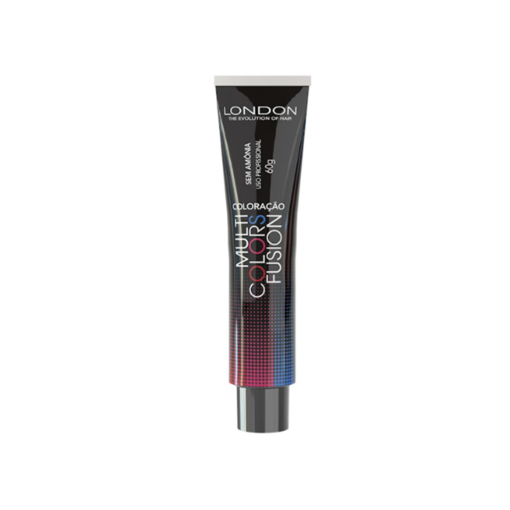 Tonalizante Multi Color Fusion 1.0 Preto London Cosméticos 60g