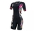 Macaquinho Feminino De Ciclismo Marcio May Slim Fit Preto/Rosa M