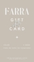 Gift Card White