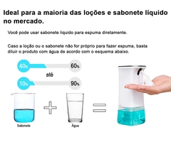 Porta sabonete líquido com sensor automático - Seeir 