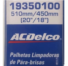 Juego de Escobillas Limpia Parabrisas Astra ACDelco - comprar online