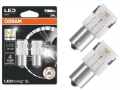 Lampara 12V 21W Ambar para Giro LED Osram (Blister x 2)