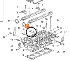 Tubo Calefacción en Tapa de Cilindros Aveo 1.6 16V Original - comprar online