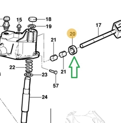 Reten de Eje Selector de Caja Corsa / Aveo / Celta / Monza / Kadett / Vectra / Astra / Corsa II / Meriva Sabó - comprar online